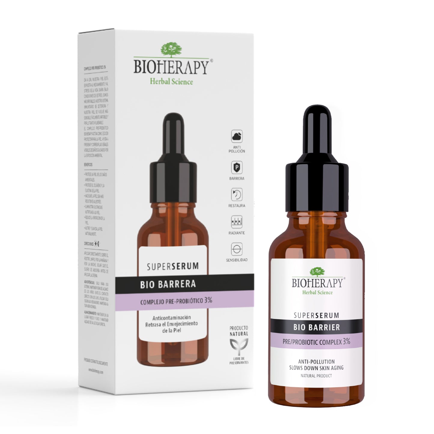 Serum BioBarrera Complejo Pre/Probiotico 3%